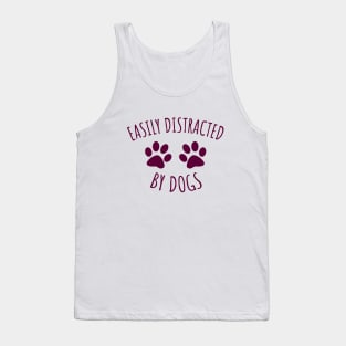 Easily distracted by dogs Tank Top